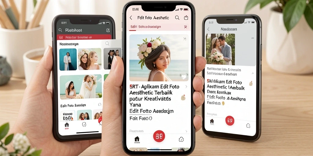 Tampilan antarmuka aplikasi Edit Foto Aesthetic 5RT yang user-friendly.