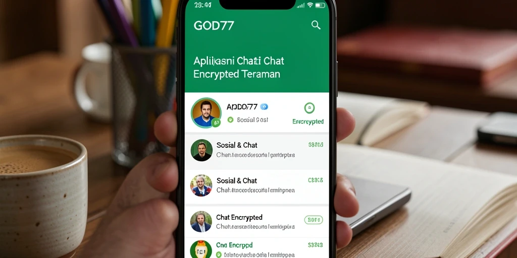 Tampilan antarmuka GOD77 yang menarik dan fungsional untuk chat aman.