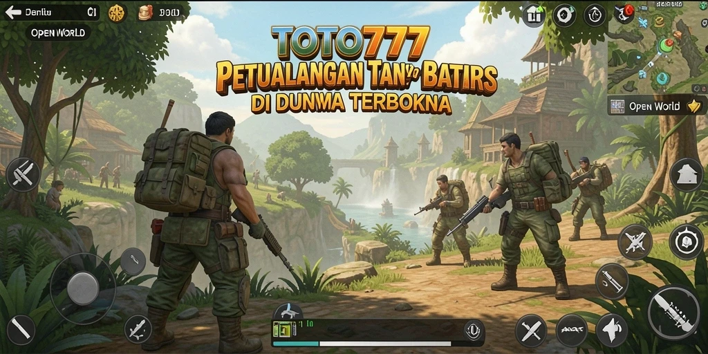 Tampilan antarmuka TOTO777 dengan dunia terbuka yang menakjubkan.