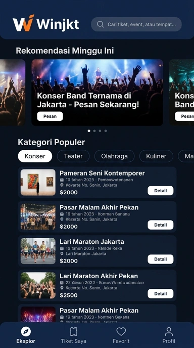 Aplikasi Populer & Kanal Uji — winjkt